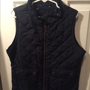 Gap Kids navy quilted vest